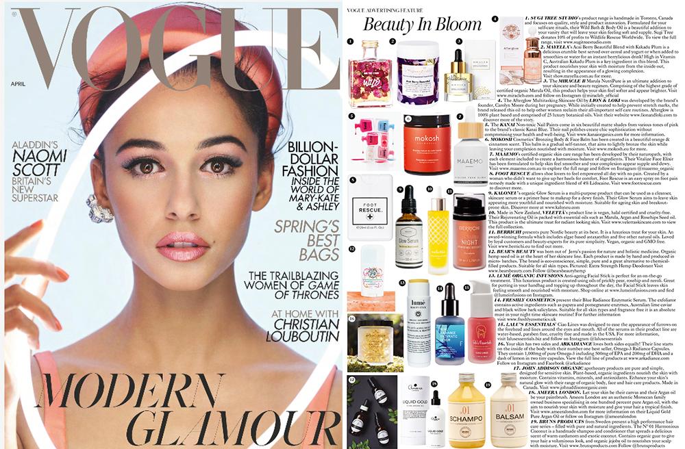 Vogue UK, April 2019